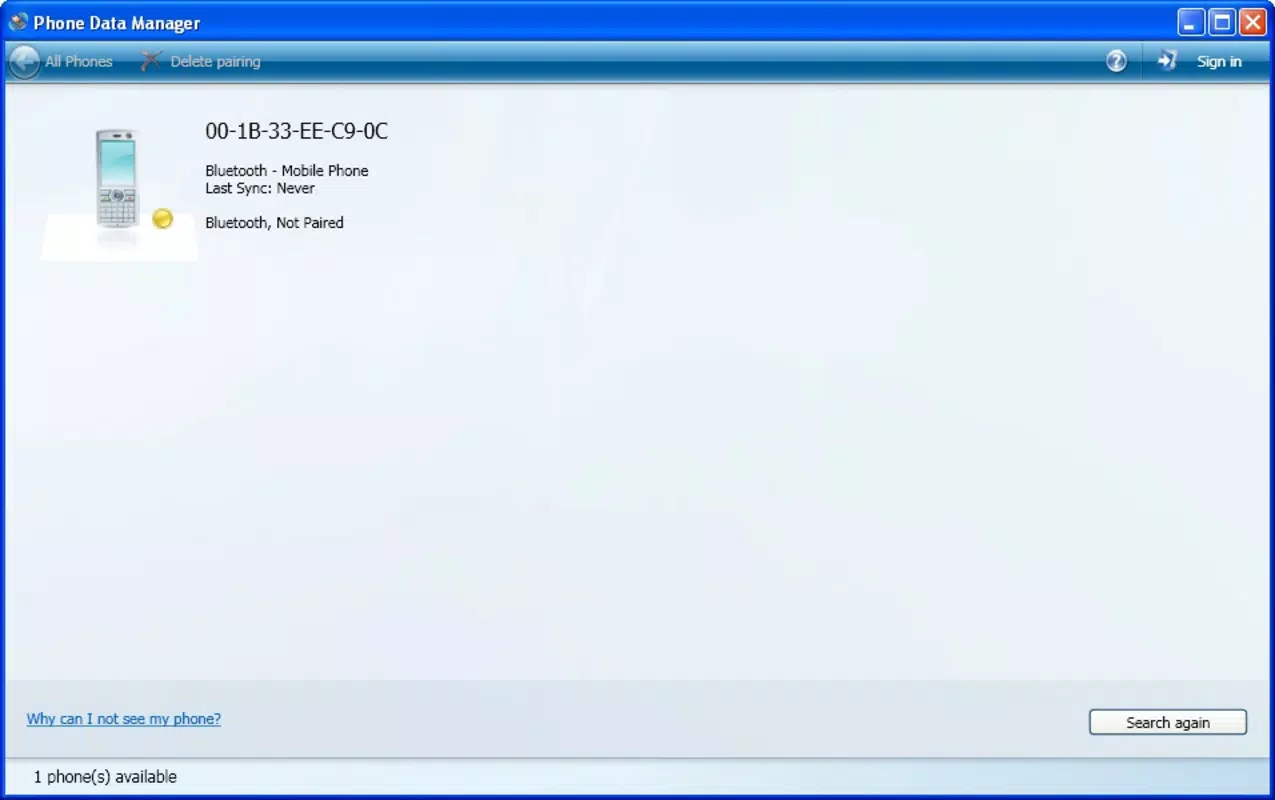 Phone Data Manager