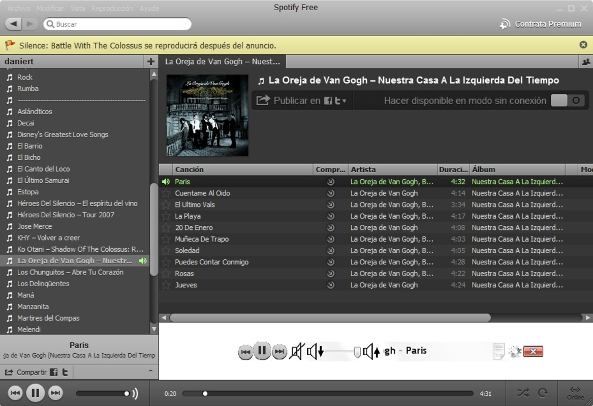 SpotifyControl
