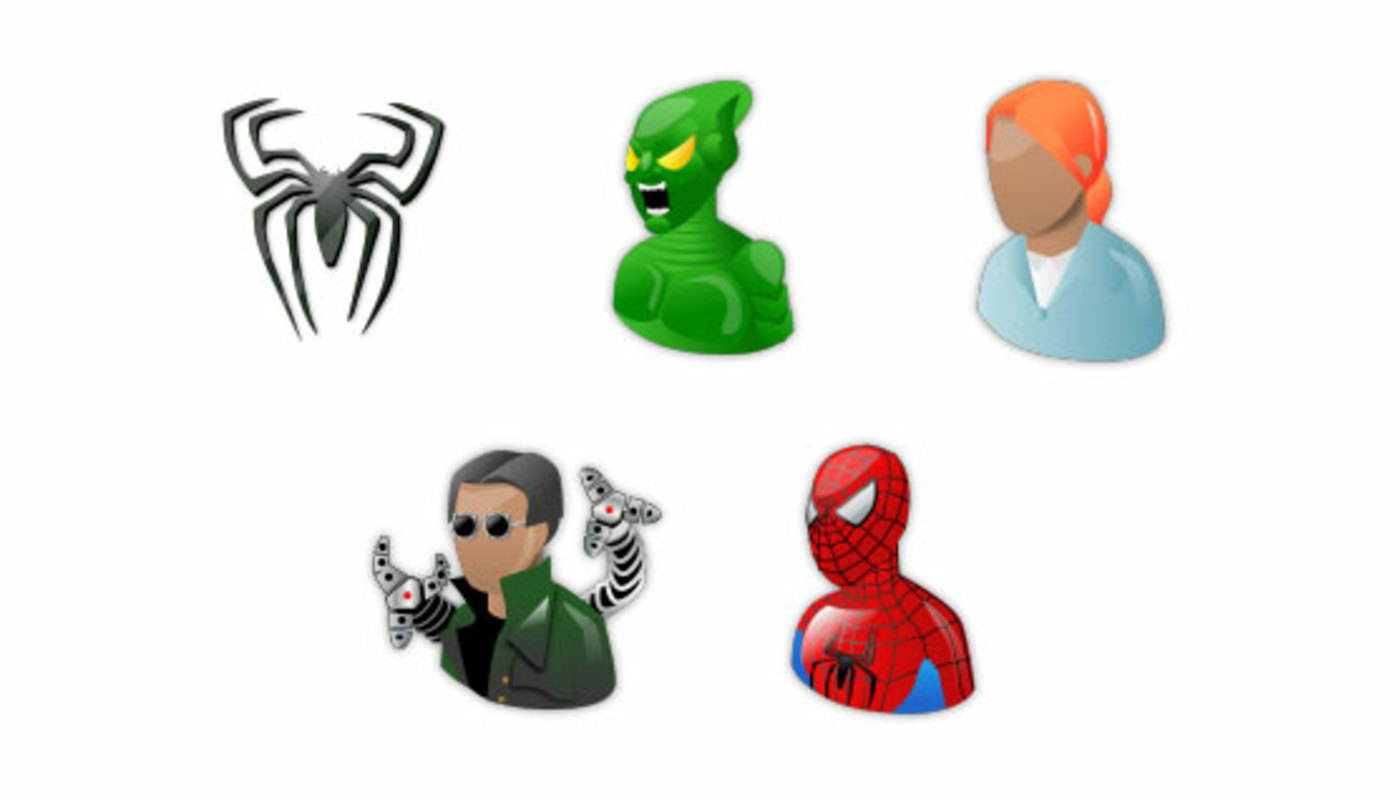 Spiderman Vista Icons