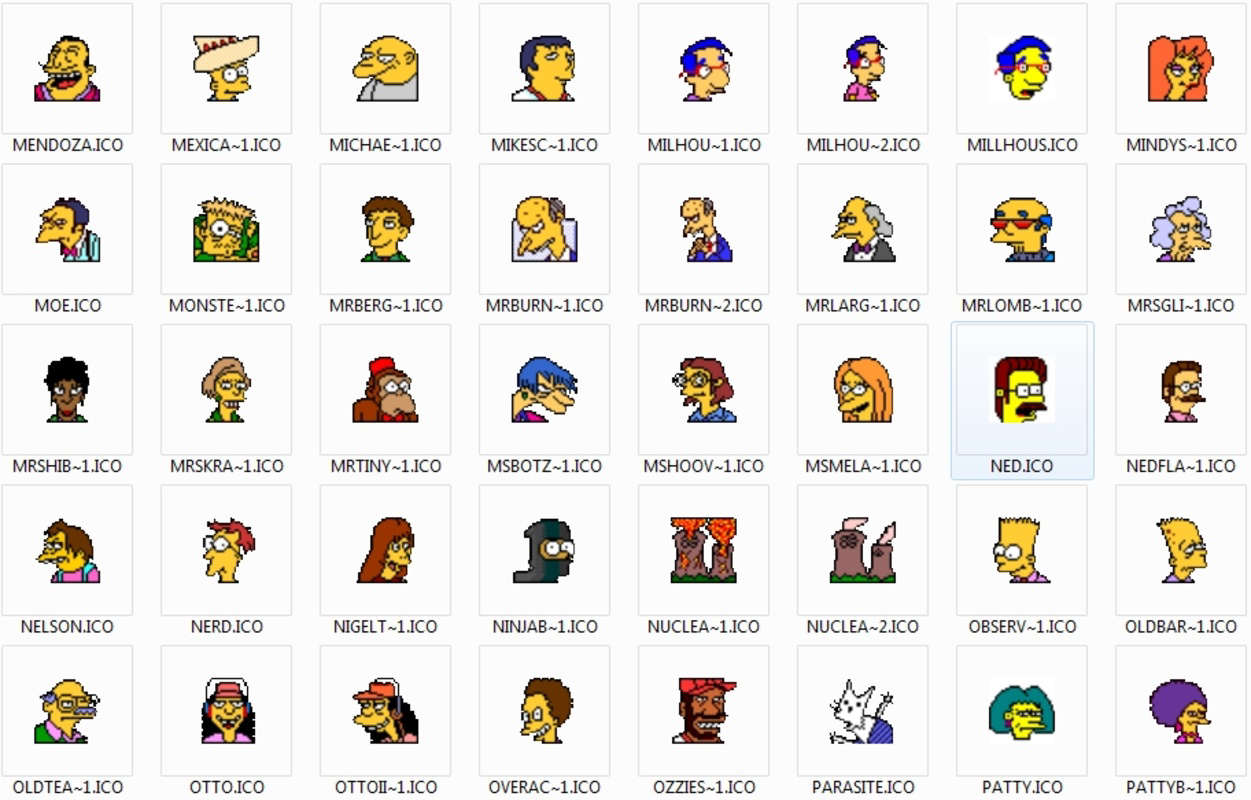 Download Simpsons Icons Latest 1.0 for Windows PC