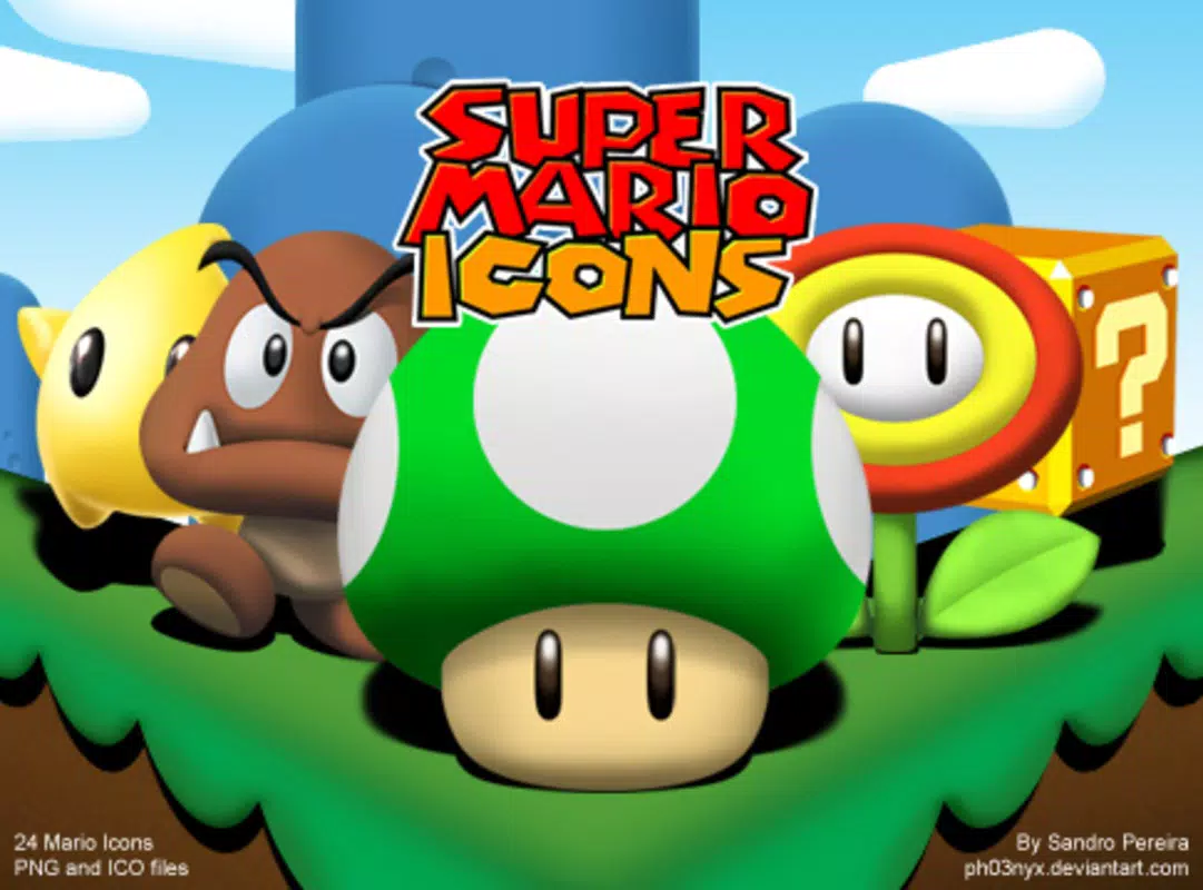 Super Mario Icons