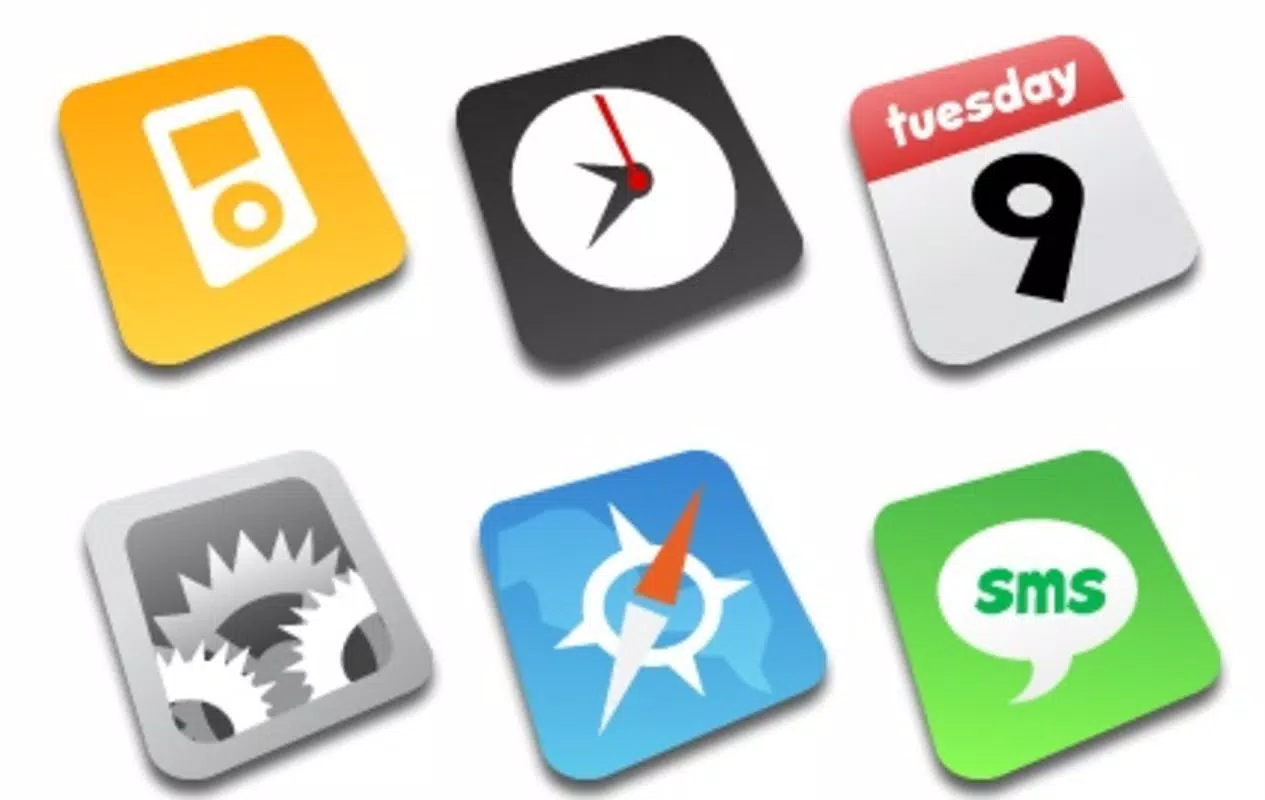Comic iPhone Icon Set