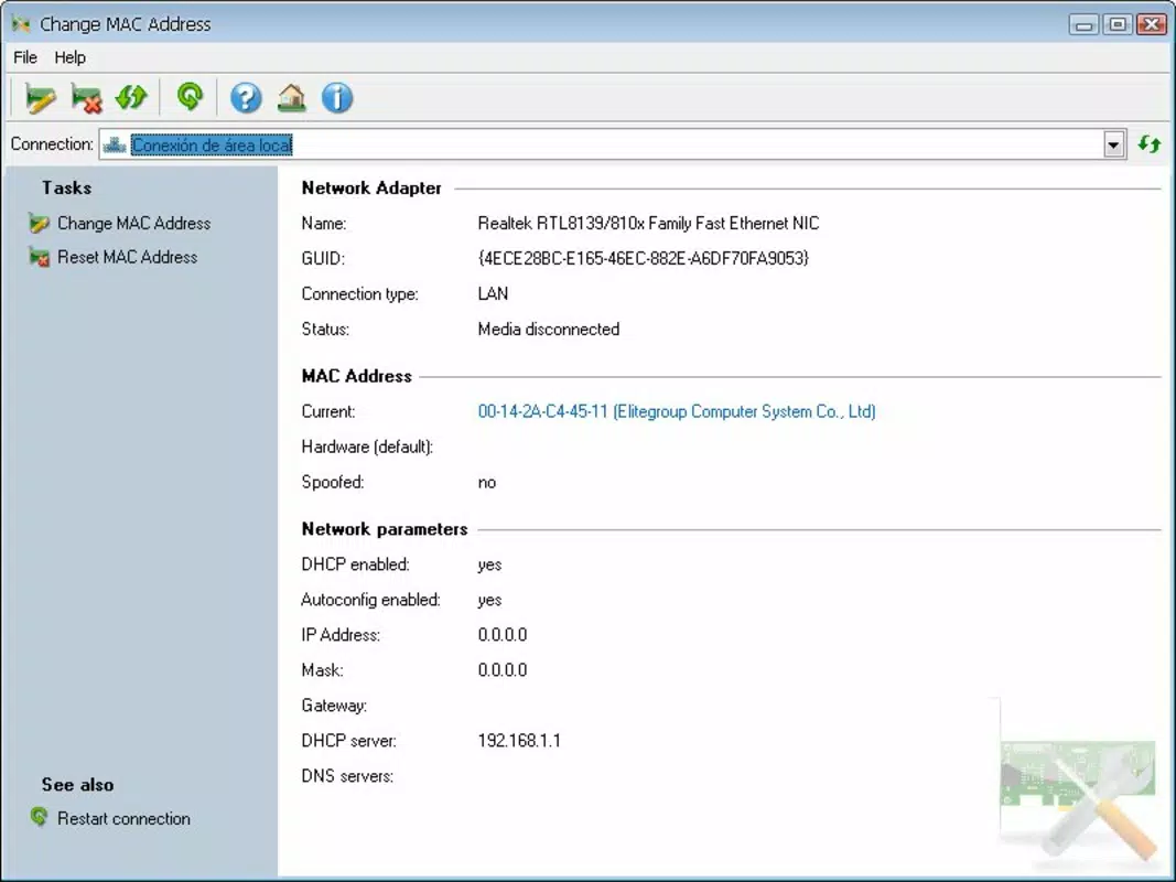 Change MAC Address