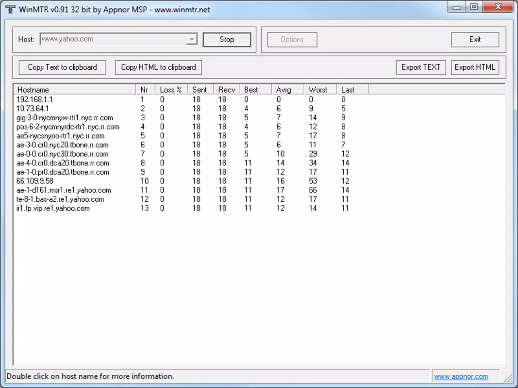 WinMTR Portable