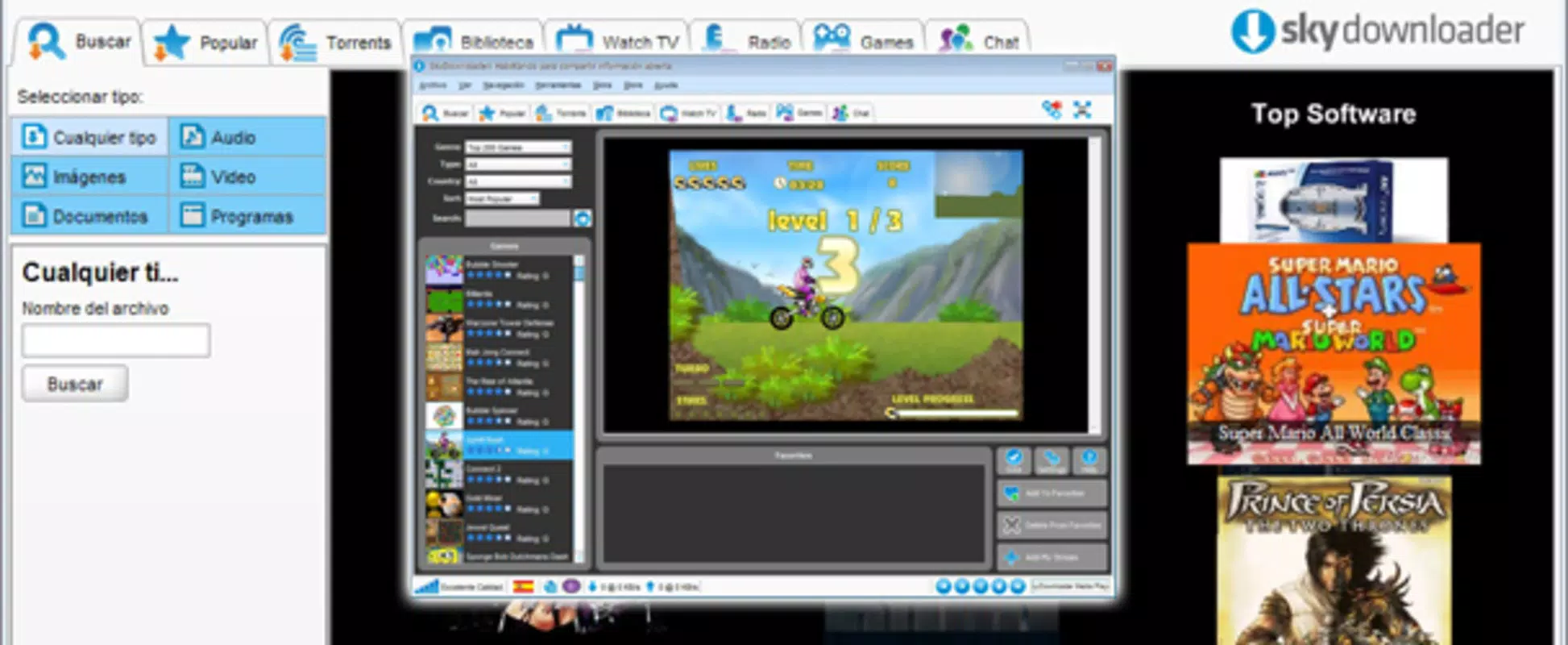 Main image for SkyDownloader application
