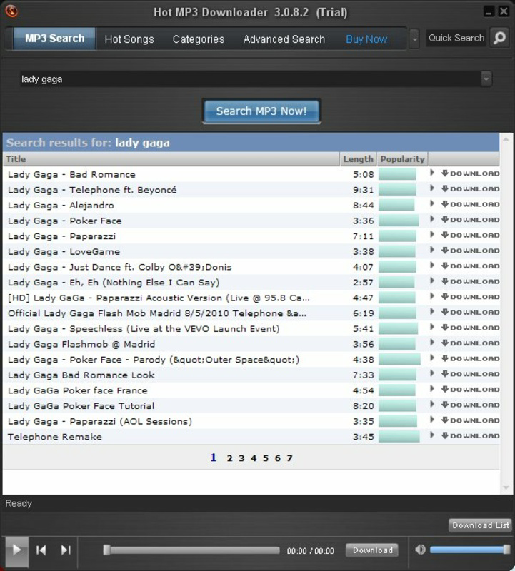 Hot MP3 Downloader