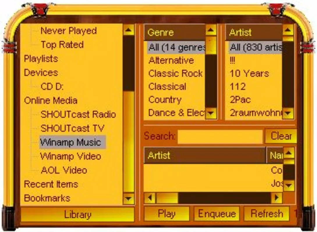 Wurlitzer Winamp Skin
