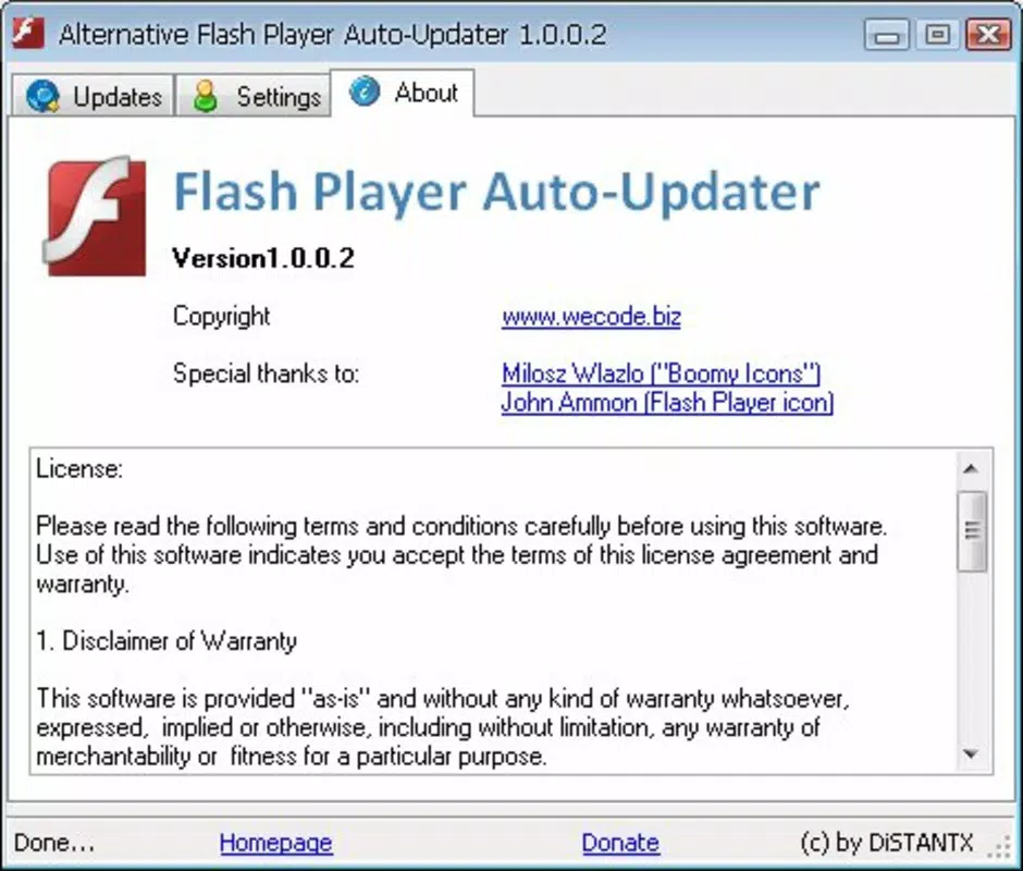 Alternative Flash Player Auto-Updater