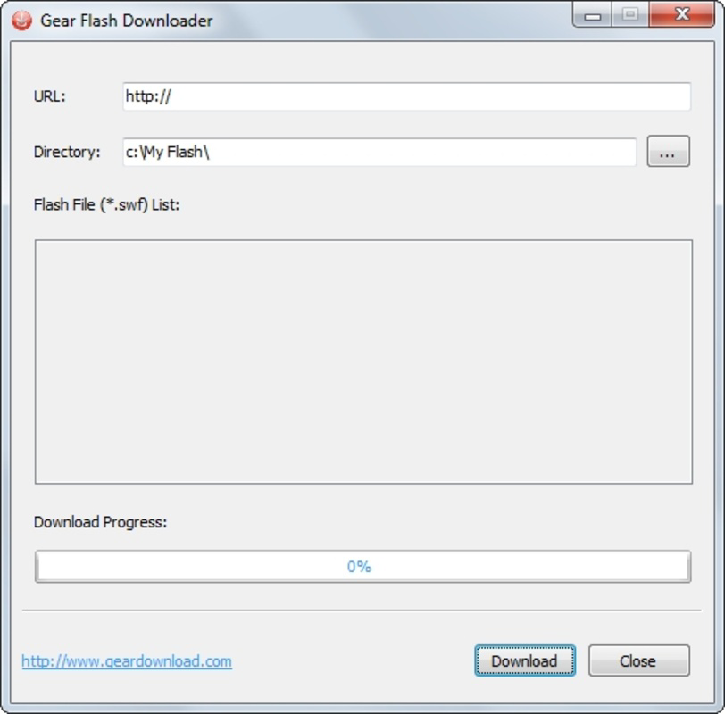 Gear Flash Downloader