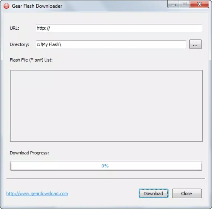 Gear Flash Downloader