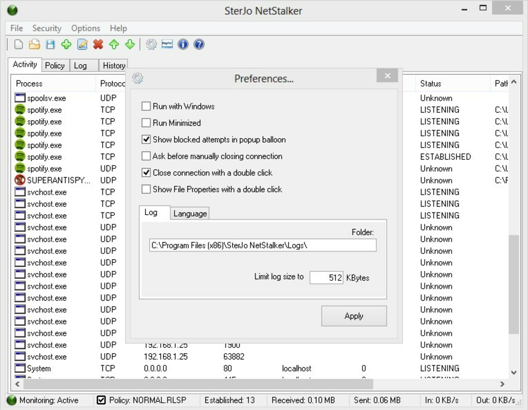 SterJo NetStalker