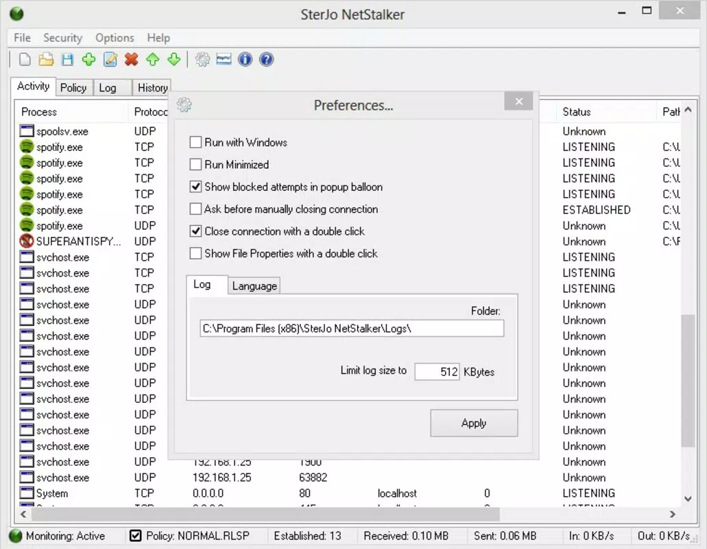 SterJo NetStalker