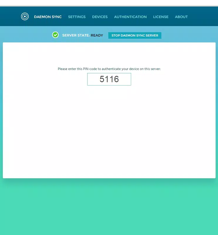 Daemon Sync Server