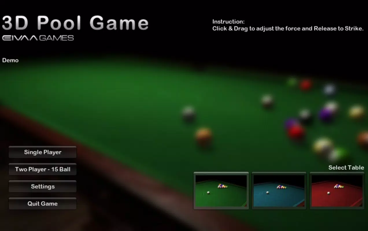 3D Pool Game