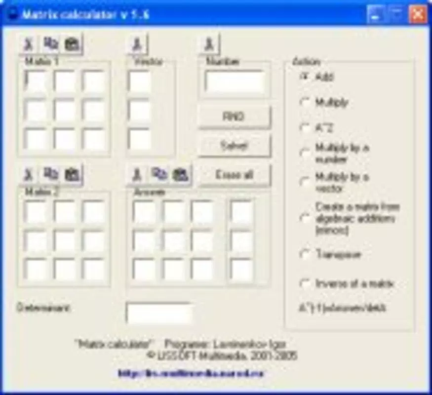 Matrix Calculator