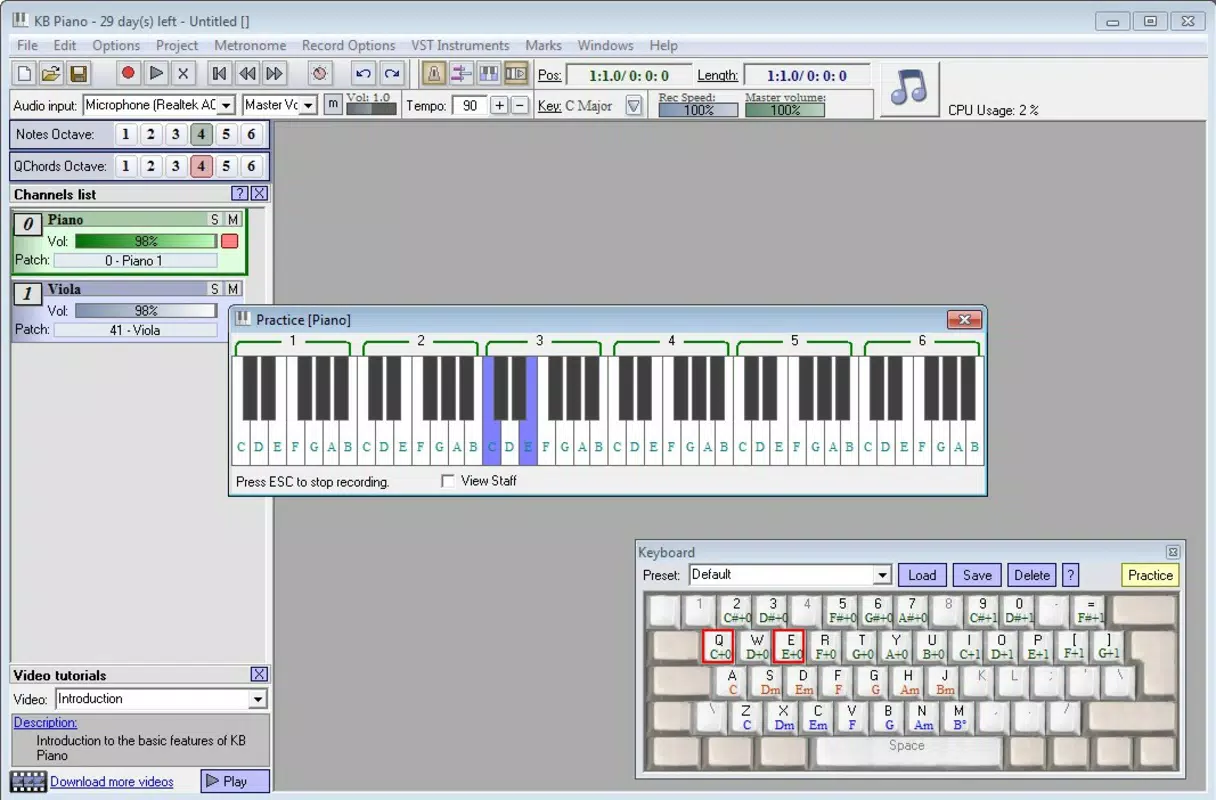 Main image for KBPiano application