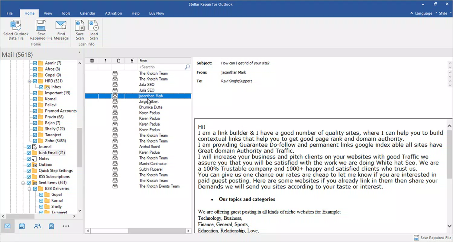 Stellar Repair for Outlook