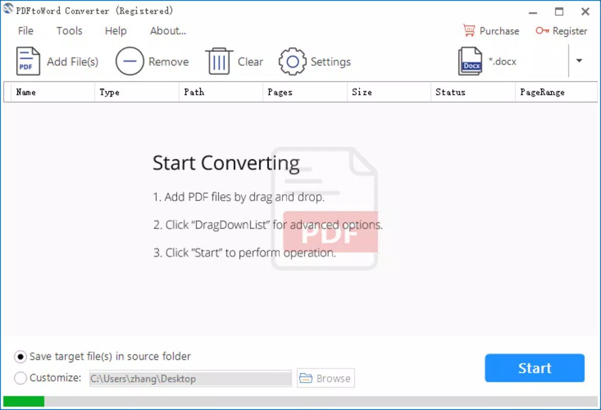 PDFtoWord Converter