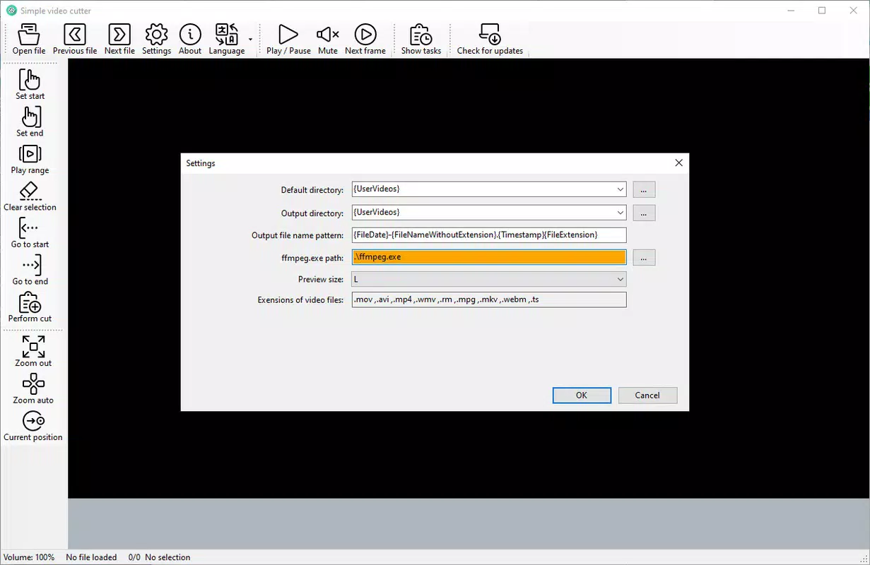 Simple Video Cutter