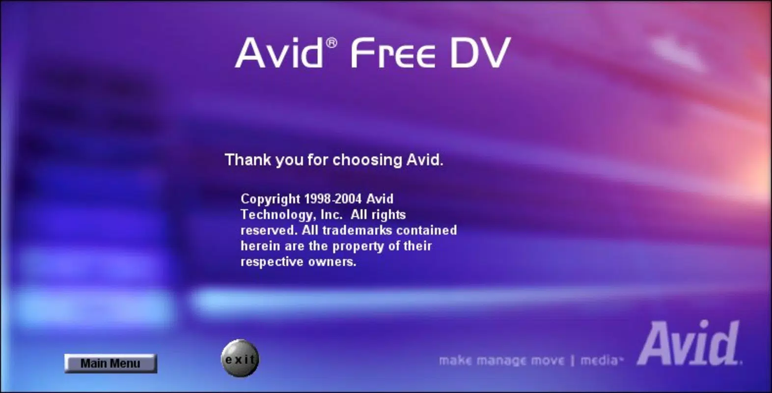 Avid Free DV