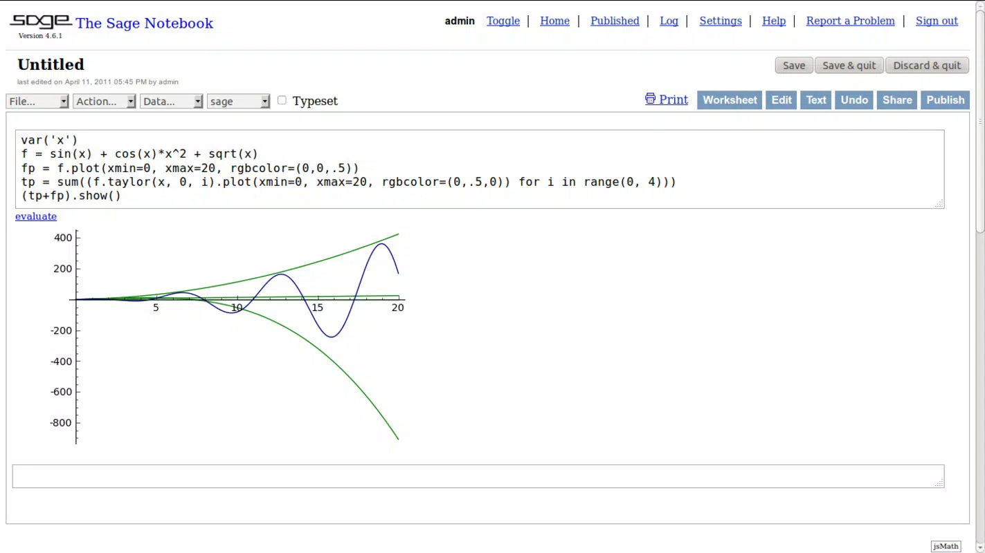SageMath Cloud