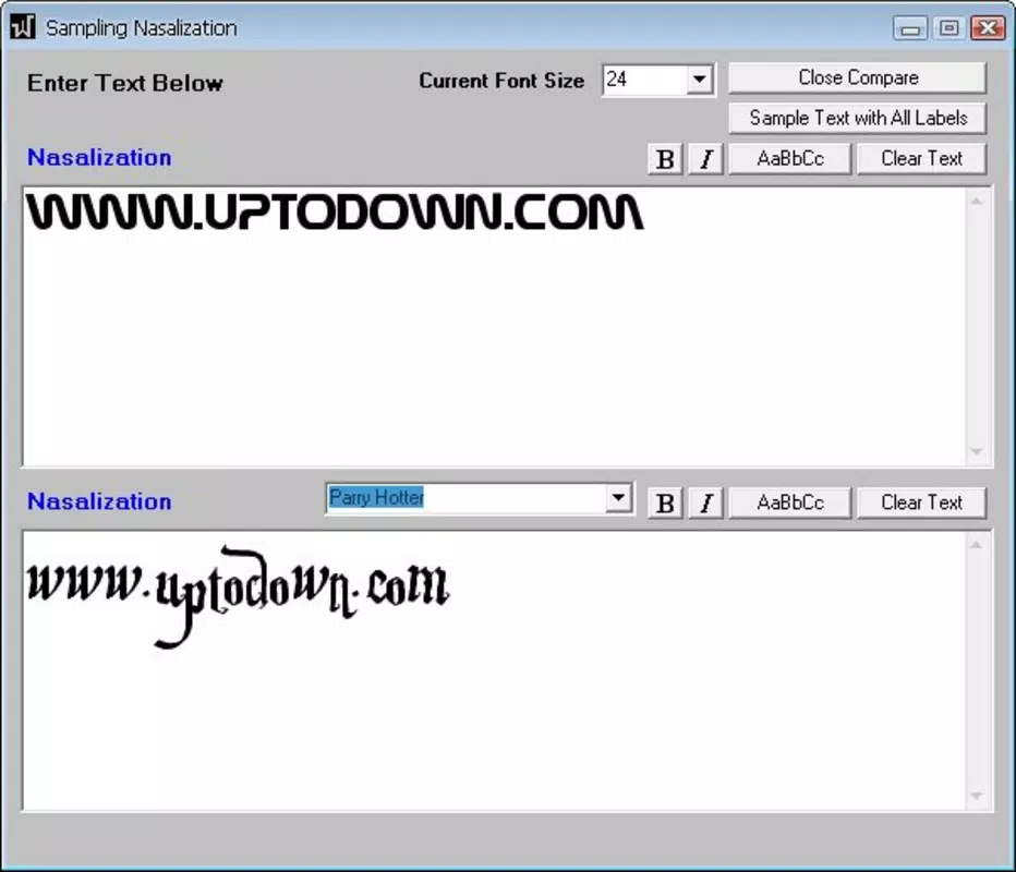 Show Your Fonts