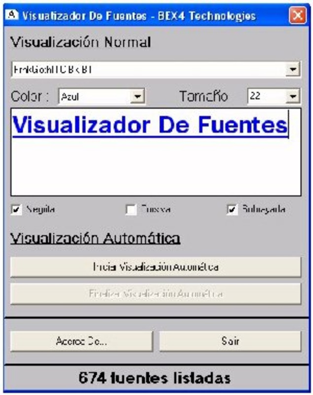 Visualizador De Fuentes