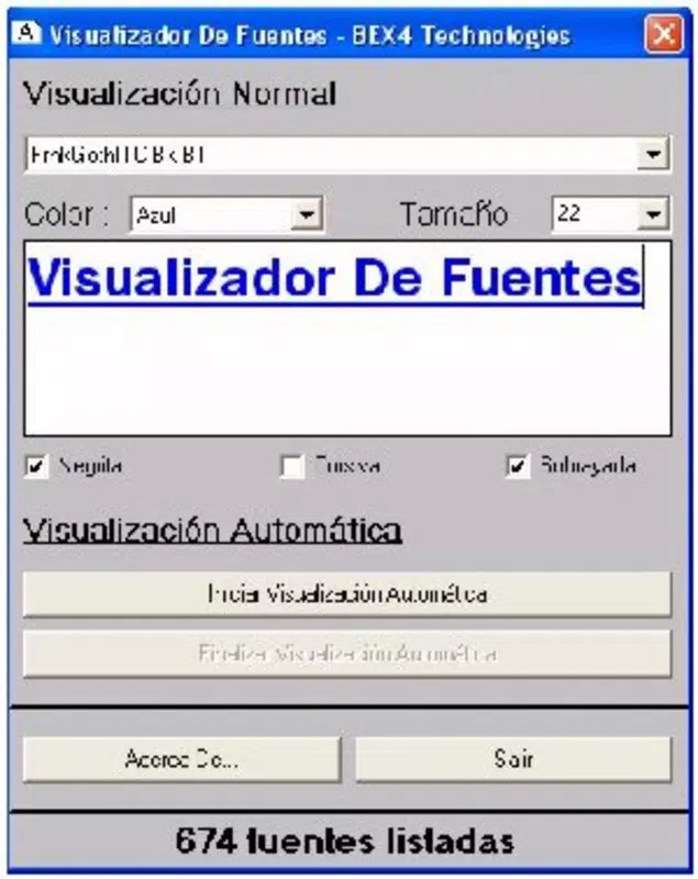 Visualizador De Fuentes