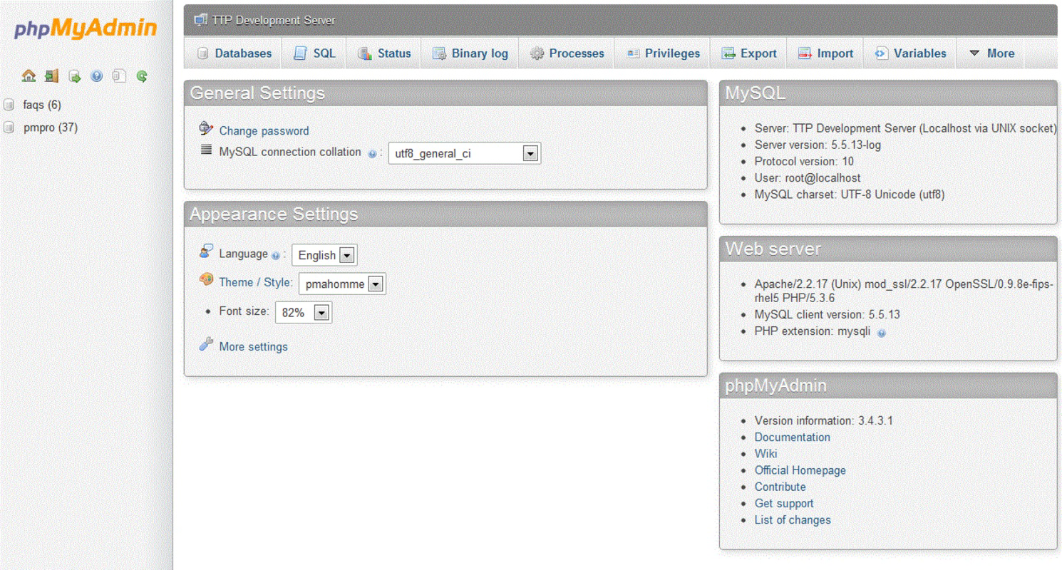phpMyAdmin