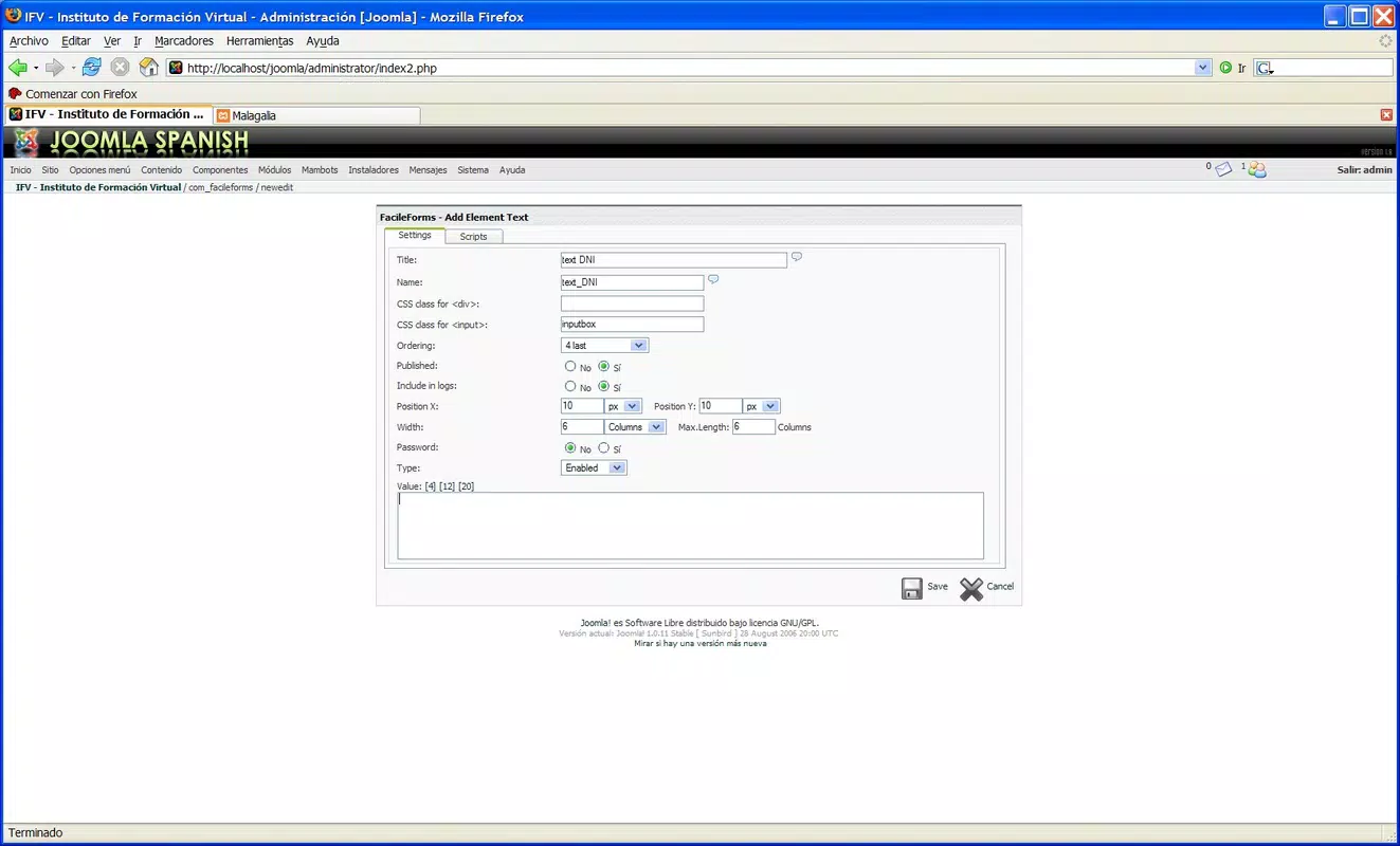 FacileForms for Joomla