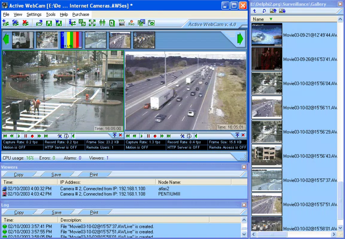 Active Webcam