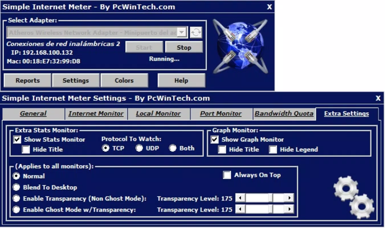 Simple Internet Meter