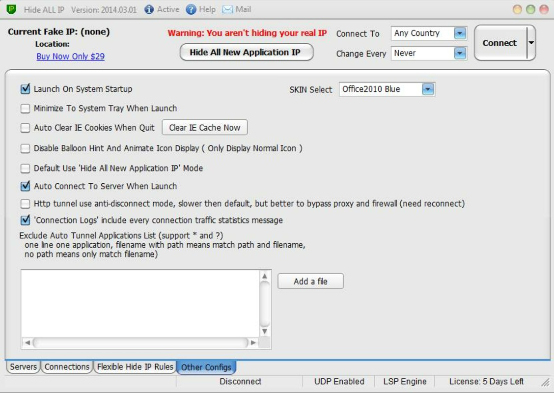 Hide ALL IP for PC Windows 2017.03.01 Download