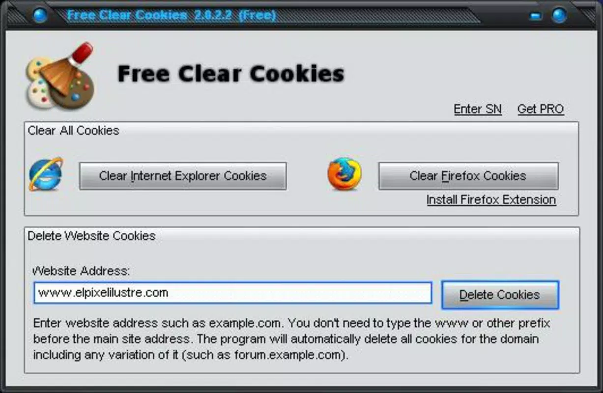 Free Clear Cookies