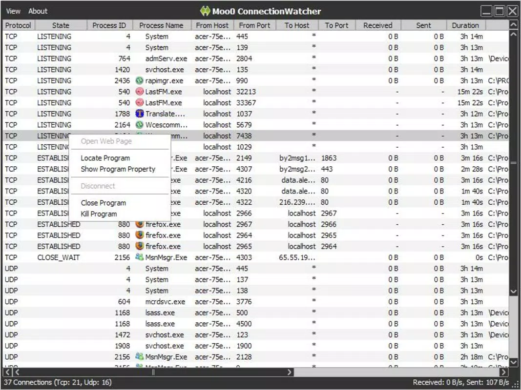 Moo0 ConnectionWatcher
