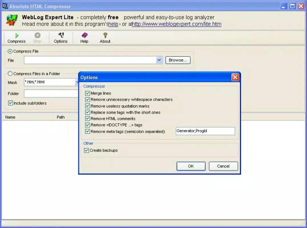 Absolute HTML Compressor
