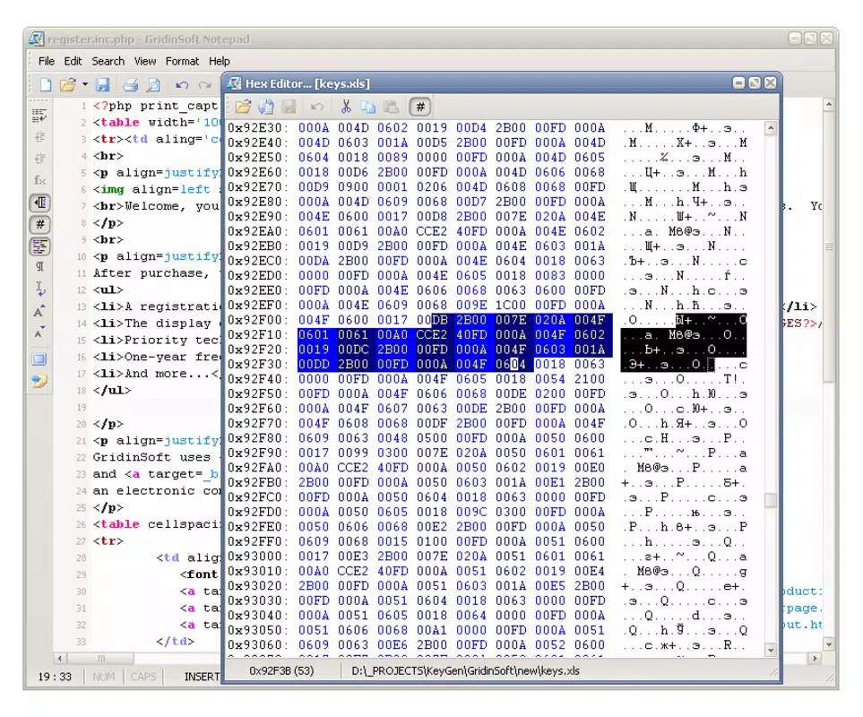 GridinSoft Notepad