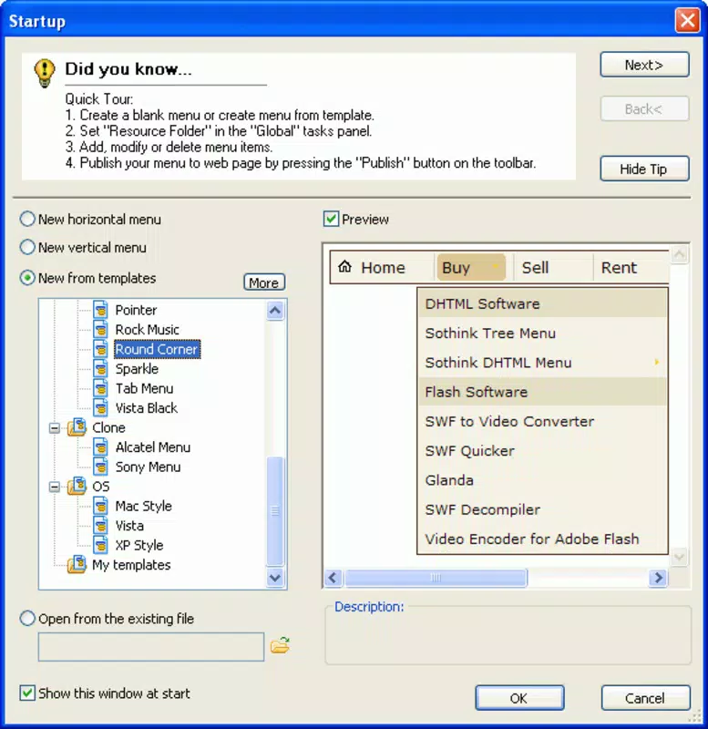 Sothink DHTML Menu