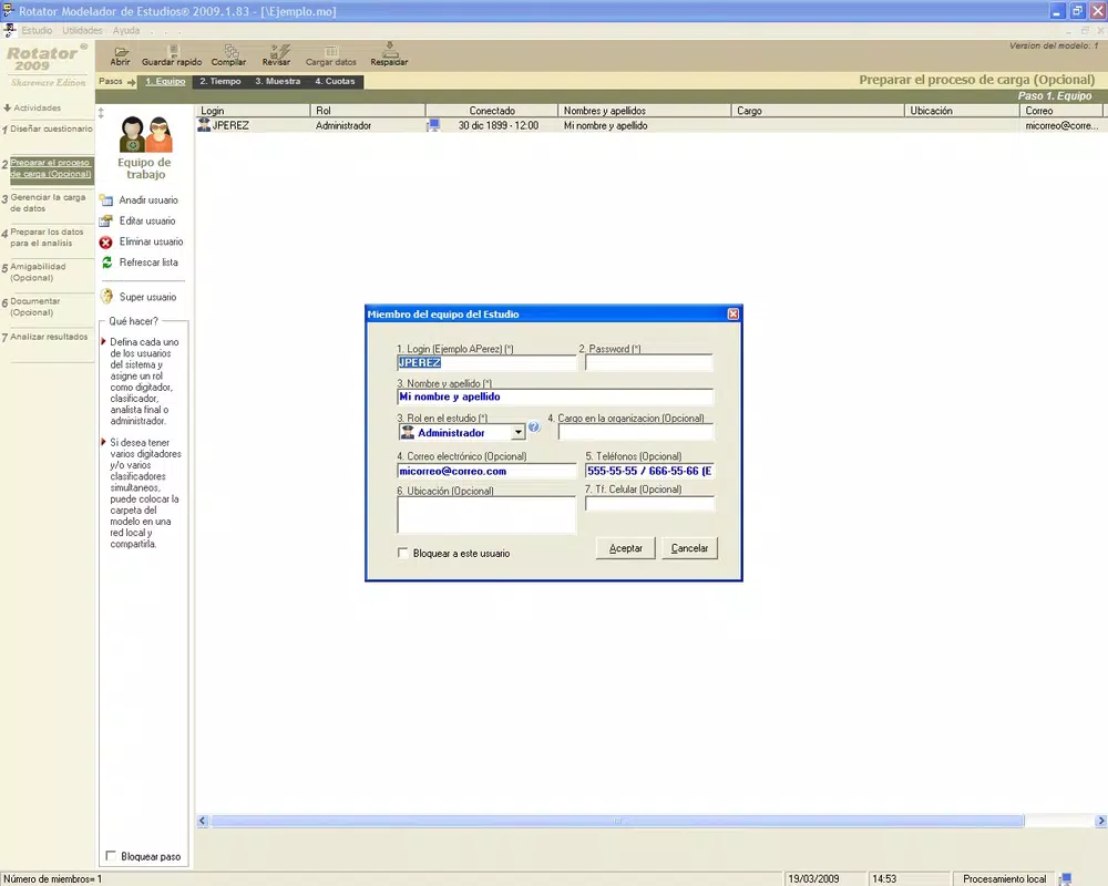 Main image for RotatorSurvey application