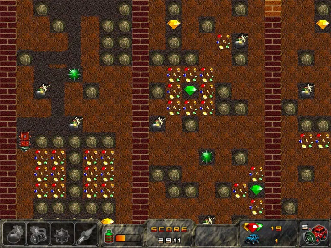 Bomberman vs Digger