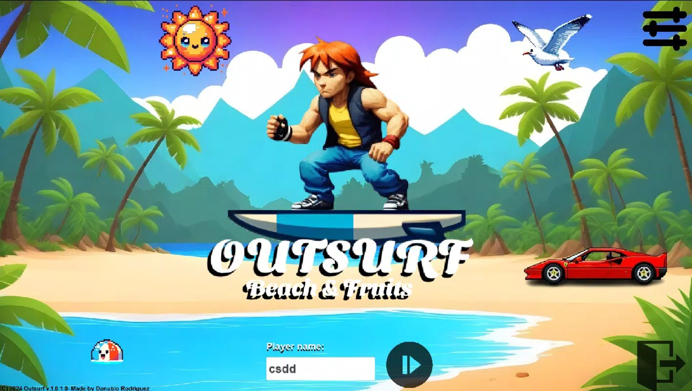 Outsurf: Beach and fruits