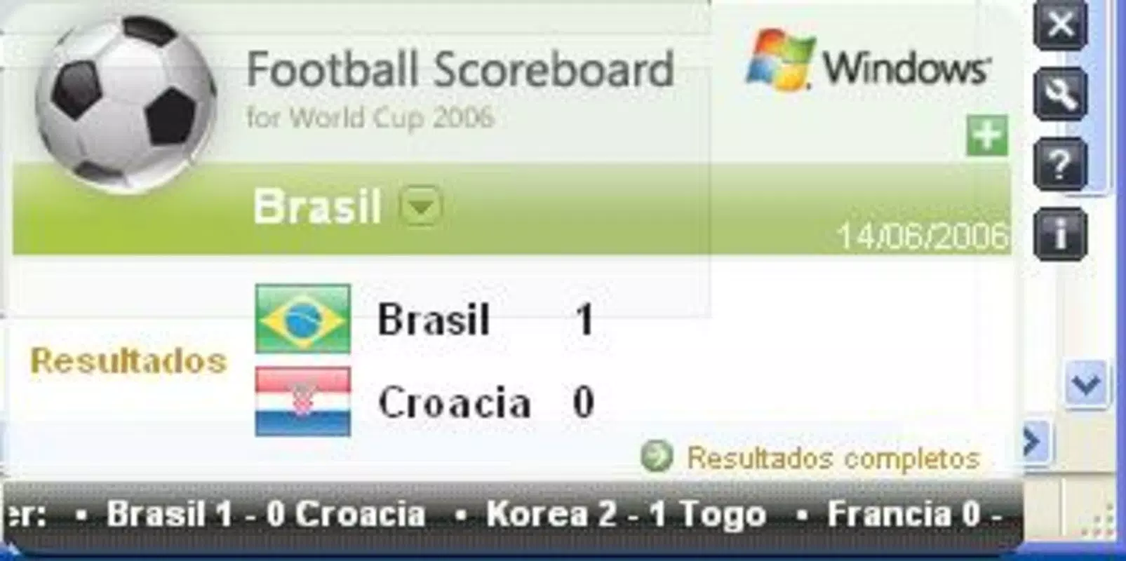Microsoft Football Scoreboard