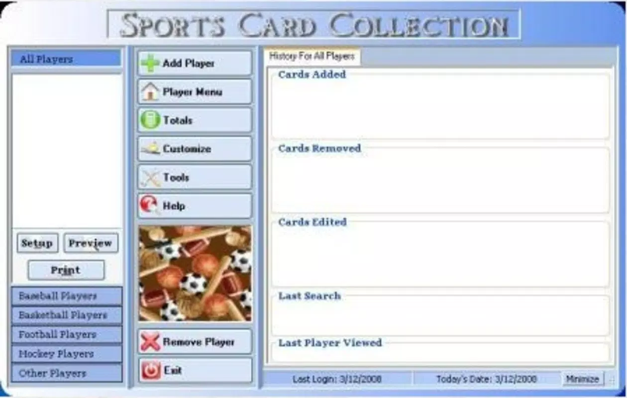 Sports Card Collection