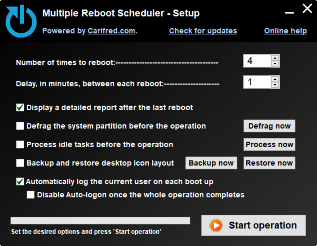Multiple Reboot Scheduler for PC Windows 2.5.1.0 Download