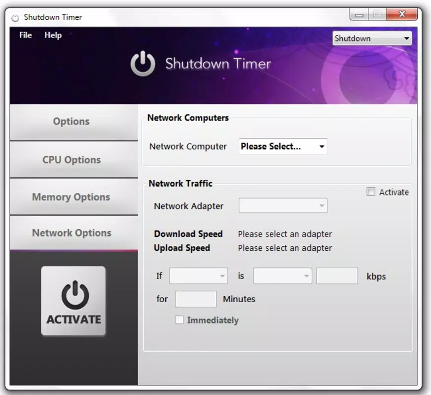 Sinvise Shutdown Timer