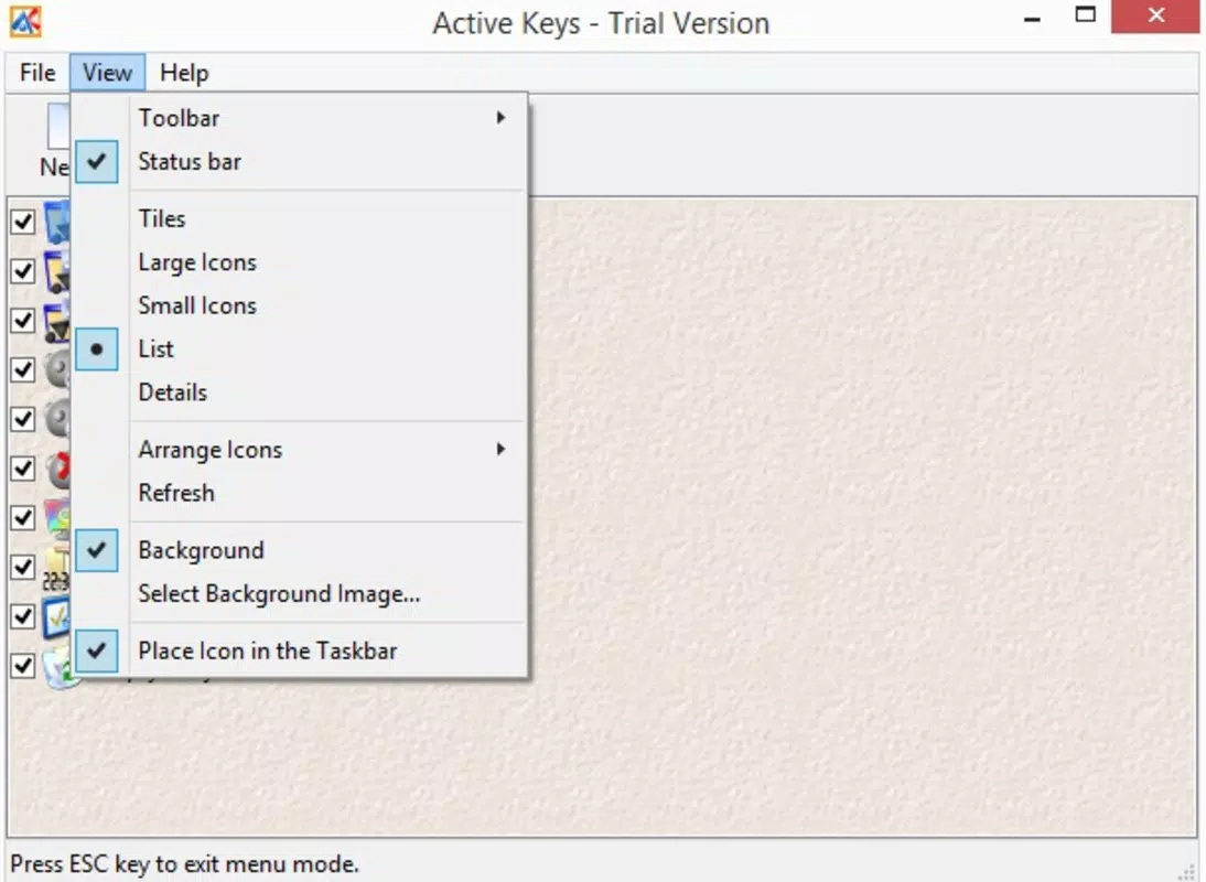 Active Keys