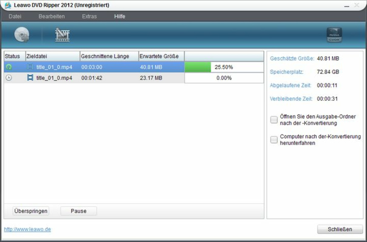 Leawo DVD Ripper for PC Windows 8.2.0.0 Download