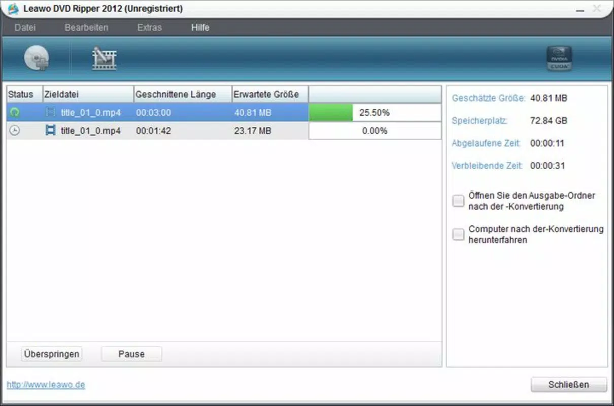 Leawo DVD Ripper