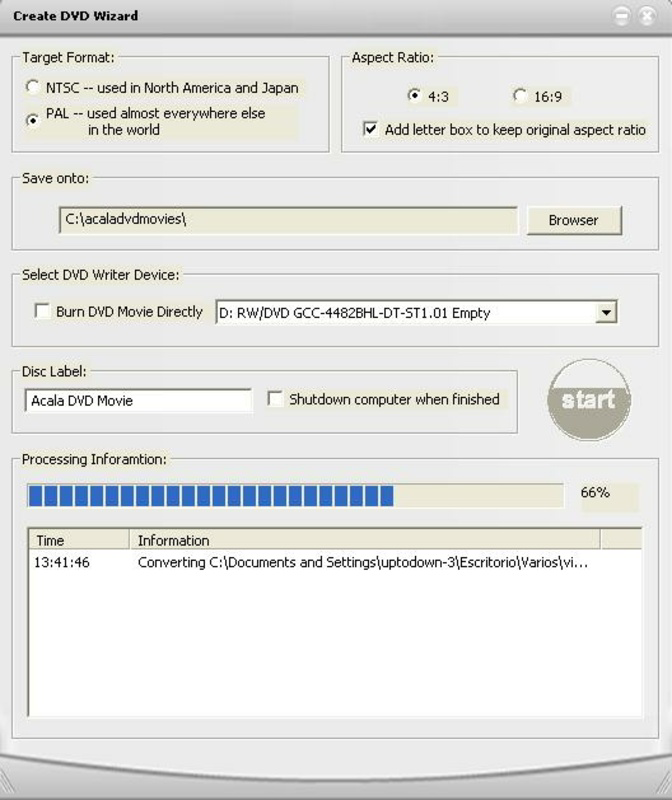 Acala DVD Creator