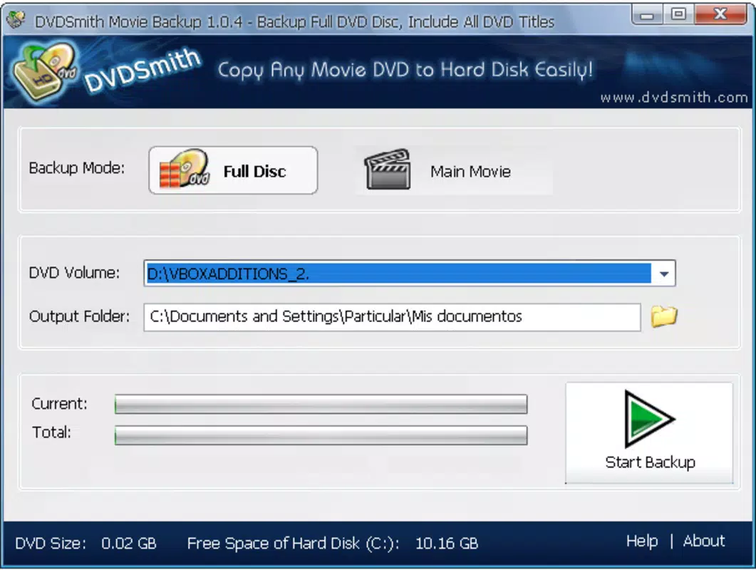 DVD Smith Movie Backup